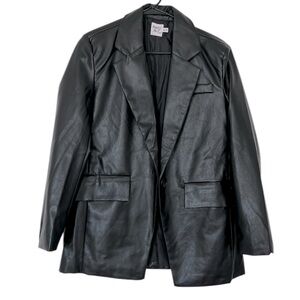 Princess Polly Jocelyn Jacket Leather Black Size XS/S